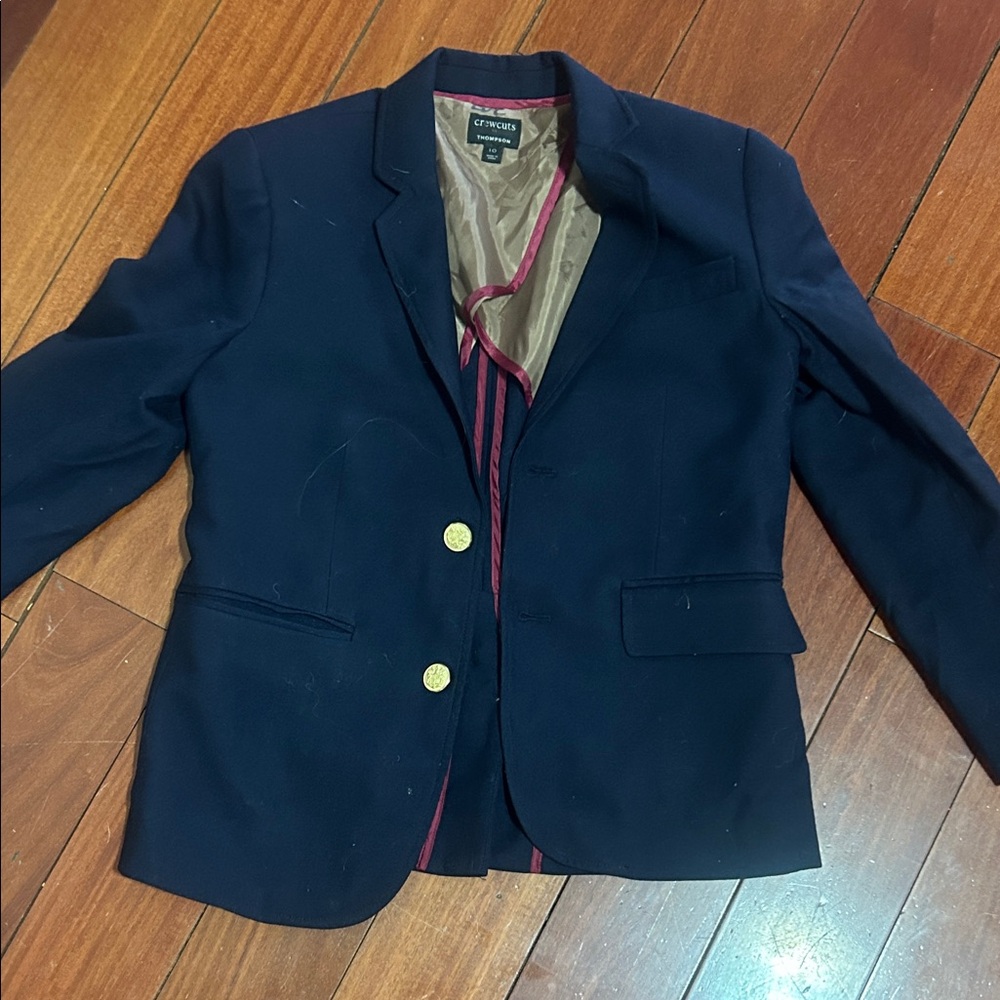 Crewcuts Navy Blazer with Gold Buttons